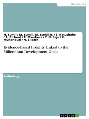 cover image of Evidence-Based Insights Linked to the Millennium Development Goals